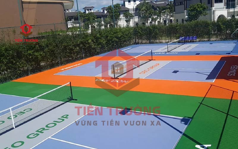 Thiết kế sân pickleball dành cho trẻ em